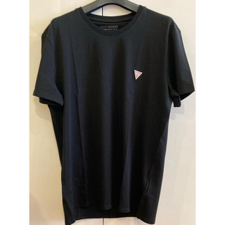 ゲス(GUESS)の新品未使用！GUESS ゲスオーガニックコットンTシャツ　ブラックXL (Tシャツ/カットソー(半袖/袖なし))