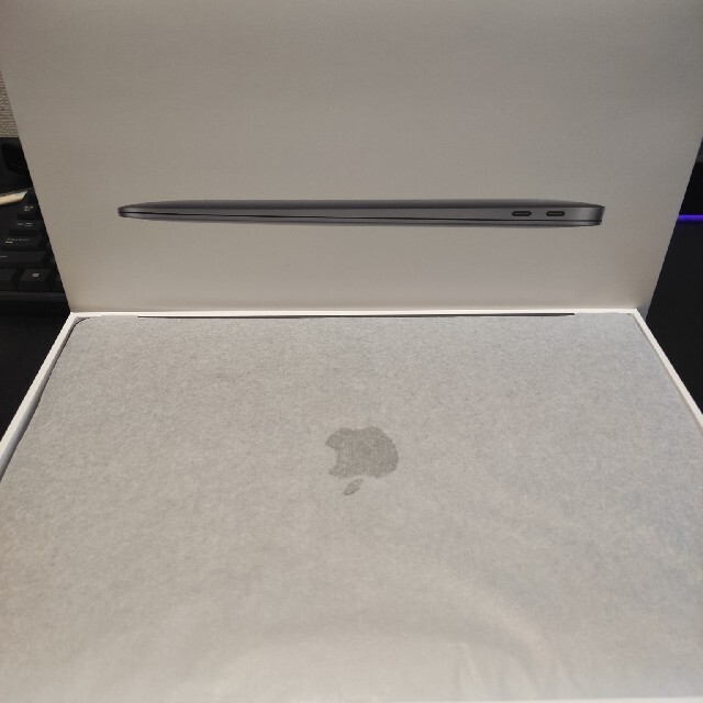 Mac (Apple)(マック)のM1 MacBook Air 2020 256GB スペースグレイ apple スマホ/家電/カメラのPC/タブレット(ノートPC)の商品写真