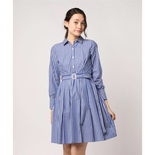 BURBERRY BLUE LABEL - 美品♡ BLUE LABEL CRESTBRIDGE ストライプ ...