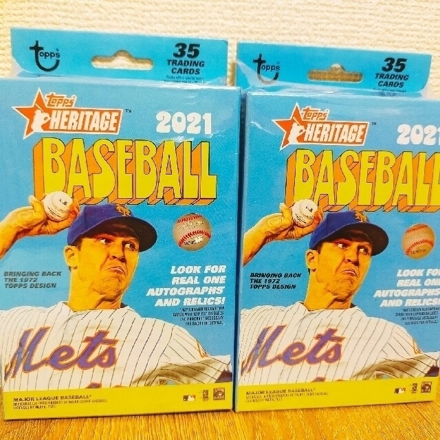 ※2個セット　2021 Topps ヘリテージ　ベースボール　ハンガーボックス