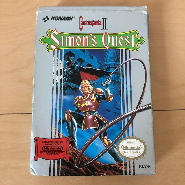NES版 説明書付き simon's questの通販 by いち's shop｜ラクマ 悪魔城ドラキュラ II 2 箱 新品大得価