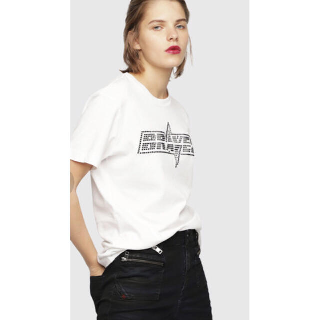 DIESEL(ディーゼル)のDIESEL  2019SS スタッズロックTシャツ　Sサイズ レディースのトップス(Tシャツ(半袖/袖なし))の商品写真