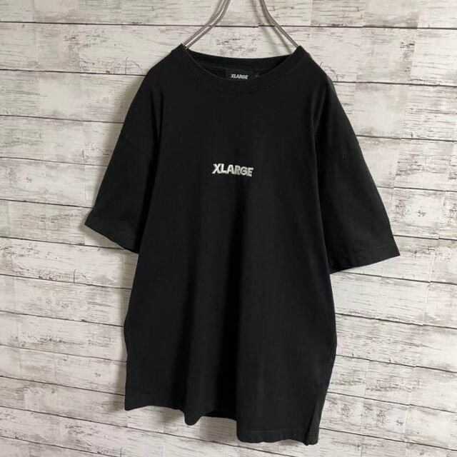 XLARGE(エクストララージ)の【即完売モデル】エクストララージ☆センターロゴ　刺繍　半袖Tシャツ　人気Lサイズ メンズのトップス(Tシャツ/カットソー(半袖/袖なし))の商品写真