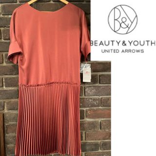 ビューティアンドユースユナイテッドアローズ(BEAUTY&YOUTH UNITED ARROWS)の新品未使用　ビューティ&ユース ユナイテッドアローズ　ワンピース(ひざ丈ワンピース)