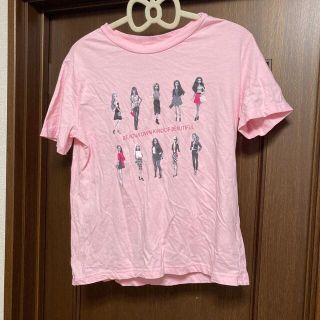 バービー(Barbie)のBarbie GU コラボ　ピンクTシャツ(Tシャツ(半袖/袖なし))