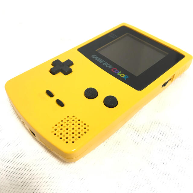 ゲームボーイ(ゲームボーイ)のおまけ付き！ 任天堂 ゲームボーイカラー GAMEBOYCOLOR 本体 黄色 エンタメ/ホビーのゲームソフト/ゲーム機本体(携帯用ゲーム機本体)の商品写真