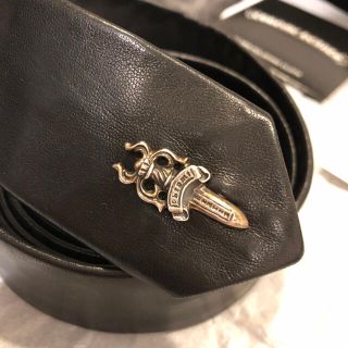 クロムハーツ　レザーナロータイ　【Chrome Hearts】