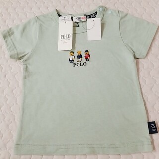 ポロラルフローレン(POLO RALPH LAUREN)の新品 POLO Baby ポロベビー ベア Tシャツ エメラルドグリーン 100(Tシャツ/カットソー)