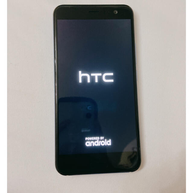 HTC(ハリウッドトレーディングカンパニー)のHTC スマートフォン　ブルー スマホ/家電/カメラのスマートフォン/携帯電話(スマートフォン本体)の商品写真