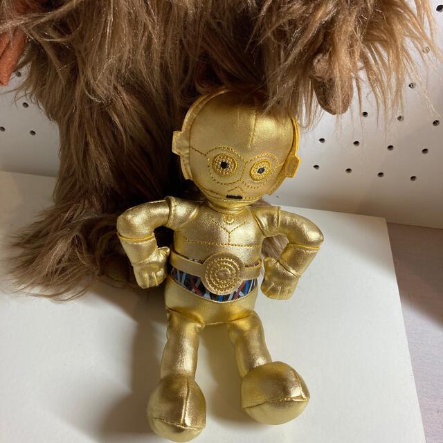 T-ARTS(タカラトミーアーツ)のスターウォーズ　チューバッカC3PO ぬいぐるみ  ディズニー　 エンタメ/ホビーのフィギュア(SF/ファンタジー/ホラー)の商品写真