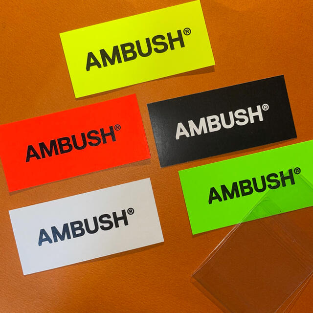 AMBUSH(アンブッシュ)のAmbush アンブッシュ  ステッカー5枚セット 新品未使用  メンズのファッション小物(その他)の商品写真