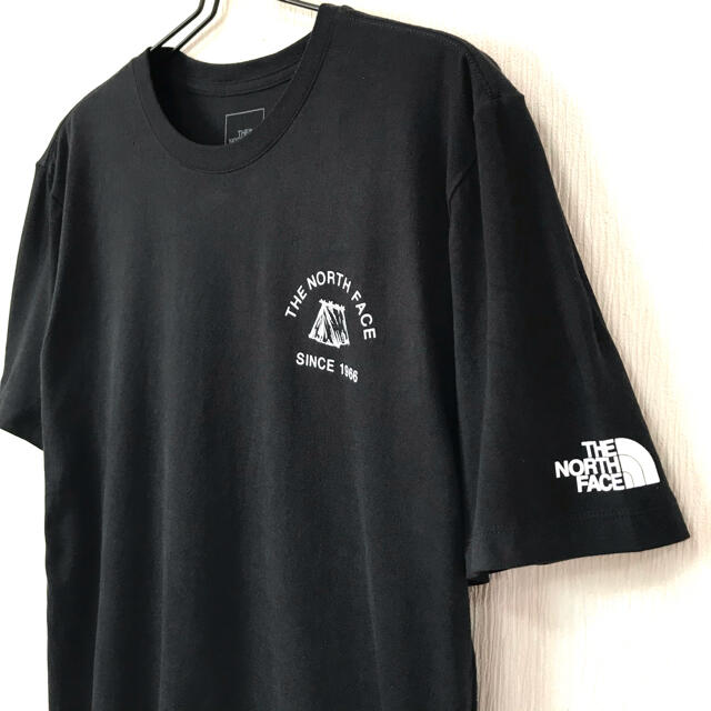 THE NORTH FACE(ザノースフェイス)のアウトドア系 ☆ 新品 ノースフェイス キャンプ Tシャツ 黒 3XL 4L メンズのトップス(Tシャツ/カットソー(半袖/袖なし))の商品写真