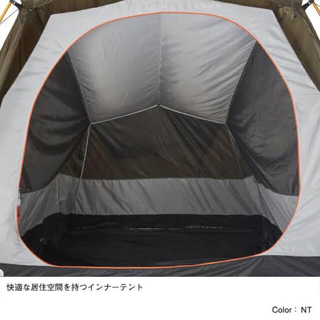 THE NORTH FACE(ザノースフェイス)の【新品未使用】ザノースフェイス  エバカーゴ4 Evacargo 4 スポーツ/アウトドアのアウトドア(テント/タープ)の商品写真