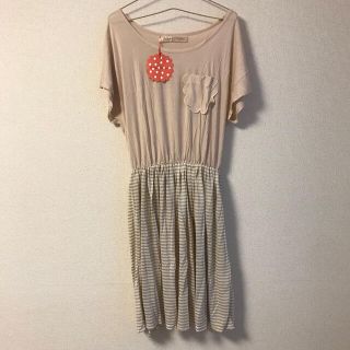 ドットアンドストライプスチャイルドウーマン(Dot&Stripes CHILDWOMAN)の新品　ドットアンドストライプス　チャイルドウーマン  ワンピース 半袖(ひざ丈ワンピース)