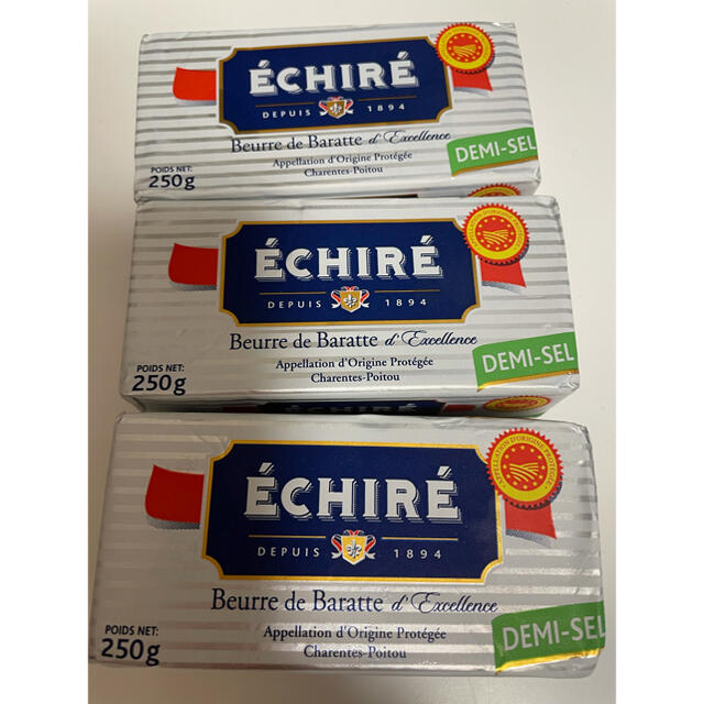 250g×3　有塩　エシレバター　ECHIRE　菓子/デザート