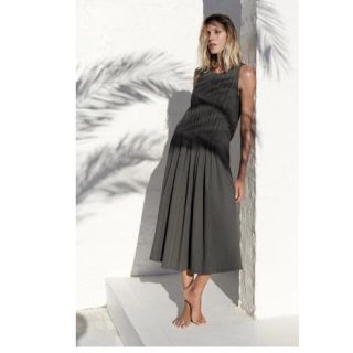 ザラ(ZARA)のZARA ワンピース　ノースリーブ (ロングワンピース/マキシワンピース)