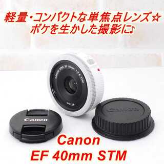キヤノン(Canon)の★ キヤノン 単焦点パンケーキレンズ Canon EF 40mm STM ★(レンズ(単焦点))