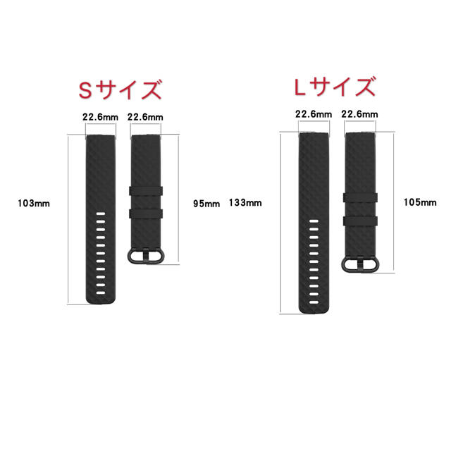 Fitbit Charge3 Charge4用交換バンド シリコン Sサイズ スポーツ/アウトドアのトレーニング/エクササイズ(その他)の商品写真