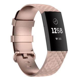 Fitbit Charge3 Charge4用交換バンド シリコン Lサイズ(その他)