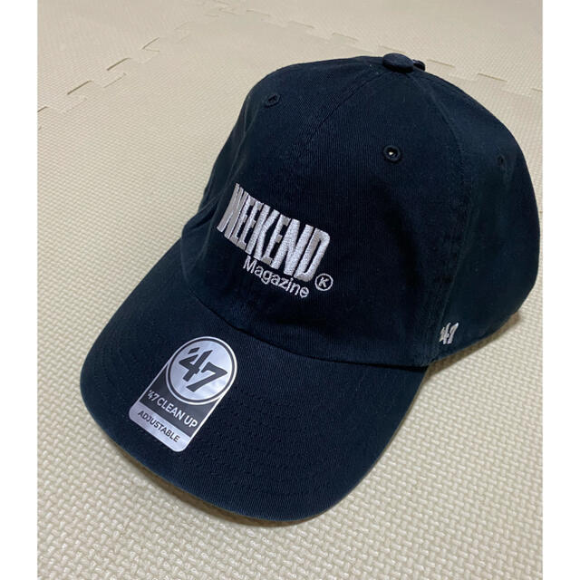 1LDK SELECT(ワンエルディーケーセレクト)のWeekend Embroidery Cap ｗ/ 47 black メンズの帽子(キャップ)の商品写真