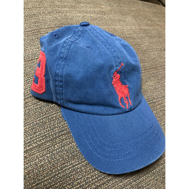 POLO RALPH LAUREN(ポロラルフローレン)の新品タグ付き★ラルフビッグポニーキャップ56cm(8-20) キッズ/ベビー/マタニティのこども用ファッション小物(帽子)の商品写真