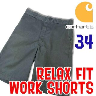 カーハート(carhartt)のカーハート ワークショーツ チャコール 34 Carhartt 膝下丈 (ショートパンツ)