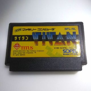 ファミリーコンピュータ(ファミリーコンピュータ)のタイタン　ファミリーコンピュータ(家庭用ゲームソフト)