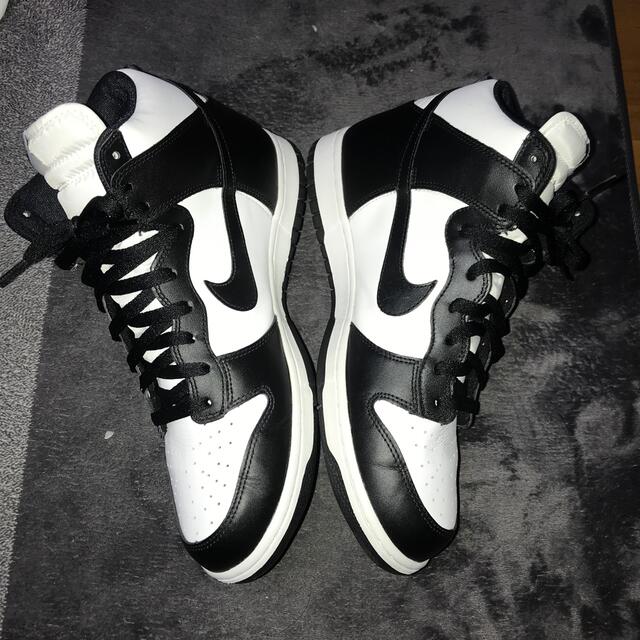 NIKE(ナイキ)の激レア❗️ Nike dunk high black white 白黒 メンズの靴/シューズ(スニーカー)の商品写真