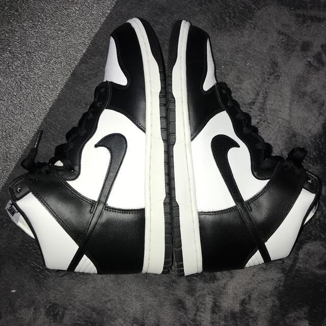 NIKE(ナイキ)の激レア❗️ Nike dunk high black white 白黒 メンズの靴/シューズ(スニーカー)の商品写真