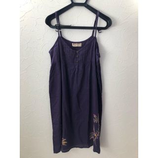 マライカ(MALAIKA)のMALAIKA 刺繍入りキャミワンピ(ミニワンピース)