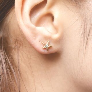 トゥデイフル(TODAYFUL)の203jewelry スター ダイヤモンド ピアス 片耳(ピアス)