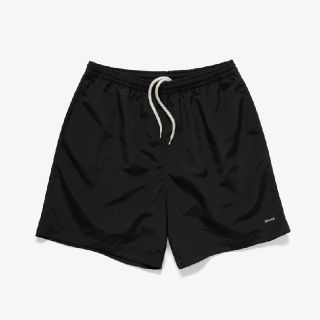 ワンエルディーケーセレクト(1LDK SELECT)のJJJJound 7" Camper Short Black Lサイズ(ショートパンツ)