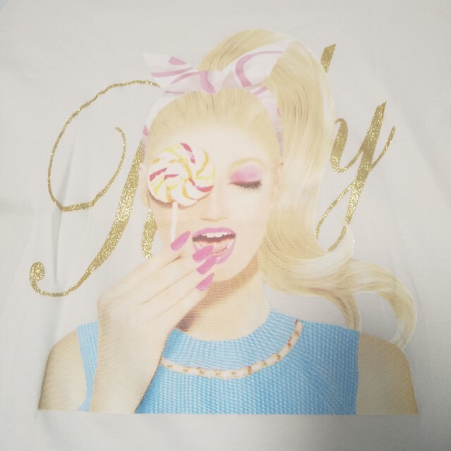 Rady(レディー)のrady　Rady　キャンディちゃん　バイカラートップス レディースのトップス(Tシャツ(長袖/七分))の商品写真