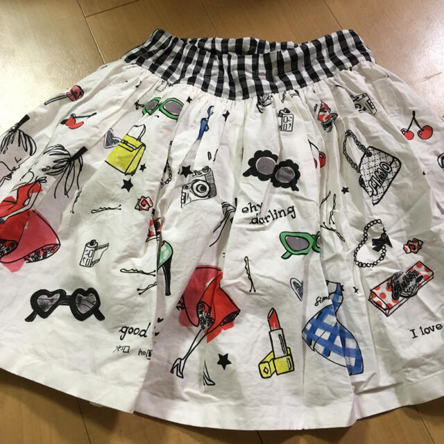 Simonetta(シモネッタ)のシモネッタスカート130 キッズ/ベビー/マタニティのキッズ服女の子用(90cm~)(スカート)の商品写真