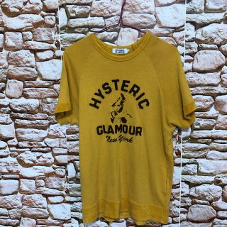 ヒステリックグラマー(HYSTERIC GLAMOUR)のHYSTERIC GLAMOUR Tシャツイエロー マスタード色(シャツ)