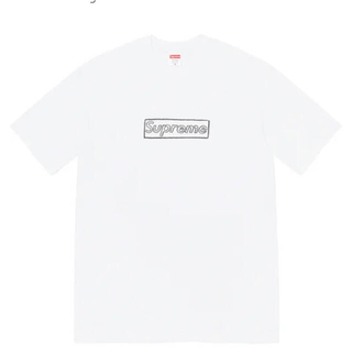 シュプリーム(Supreme)の[L] Supreme KAWS Chalk Logo Tee Tシャツ(Tシャツ/カットソー(半袖/袖なし))