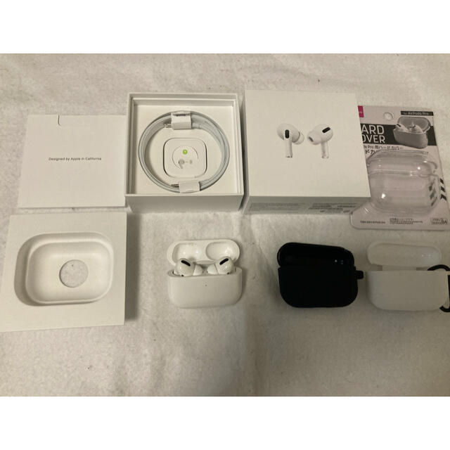 AirPods美品 AirPods Pro おまけ ケース3種類付き エアポッズプロ