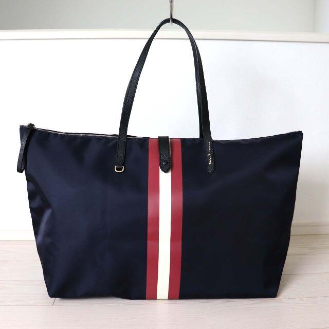 美品 BALLY バリー フォルダブル トート バッグ ショルダー