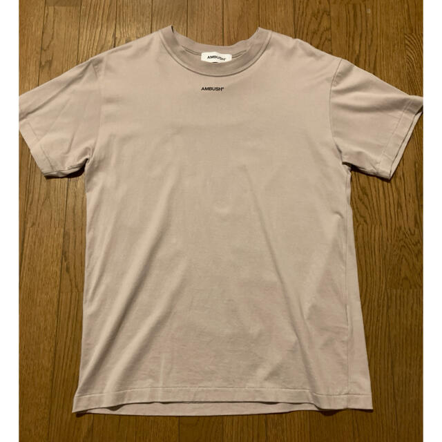 AMBUSH(アンブッシュ)のAMBUSH XL LOGO T-SHIRT ベージュ　サイズ3 メンズのトップス(Tシャツ/カットソー(半袖/袖なし))の商品写真