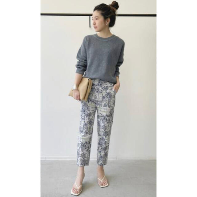 L'Appartement未使用 Palm Tree PantsブルーA 38 激安通販 photo-vasy.net