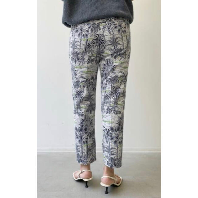 L'Appartement未使用 Palm Tree PantsブルーA 38 激安通販 photo-vasy.net