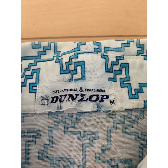 DUNLOP(ダンロップ)のポロシャツ　古着　柄シャツ　オシャレ　70年代　80年代　ロック メンズのトップス(ポロシャツ)の商品写真