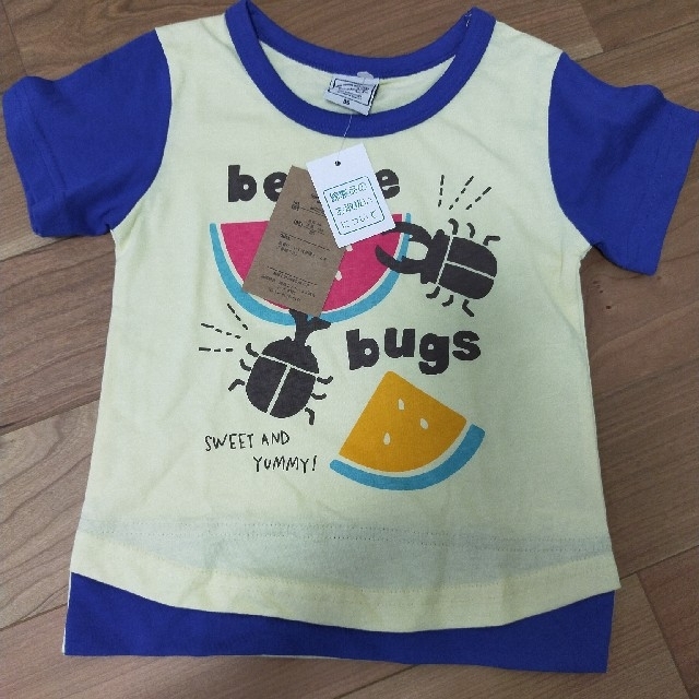 新品未使用タグ付き　子供用Tシャツ　95 キッズ/ベビー/マタニティのキッズ服男の子用(90cm~)(Tシャツ/カットソー)の商品写真