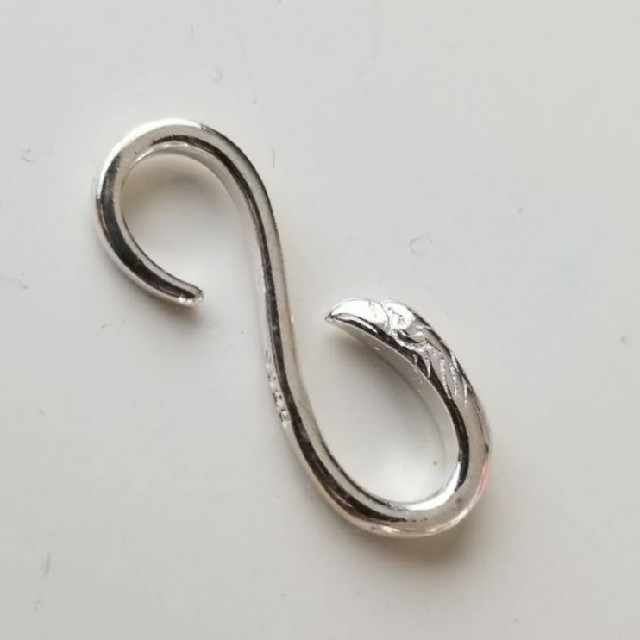 イーグルフック silver925 ゴローズ 等 チェーン 革紐 留め具 メンズ メンズのアクセサリー(ネックレス)の商品写真