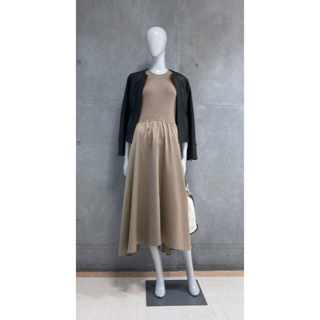Theory luxe - Theory luxe 21ss 異素材切り替えドレスの通販 by Theory luxe - Theory luxe 21ss 異素材切り替えドレスの通販 by