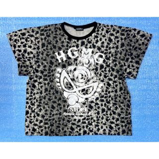 ヒステリックミニ(HYSTERIC MINI)のヒスミニ☆正規品☆新品☆半袖☆ビッグ☆Tシャツ☆140㎝☆シルエットミニ(Tシャツ/カットソー)