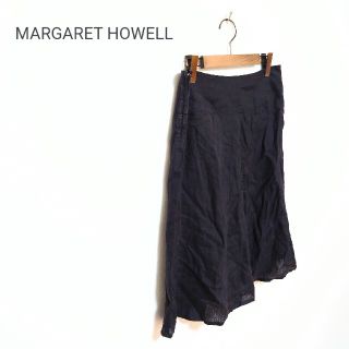 マーガレットハウエル(MARGARET HOWELL)の【MARGARET HOWELL】リネンスカート(ひざ丈スカート)