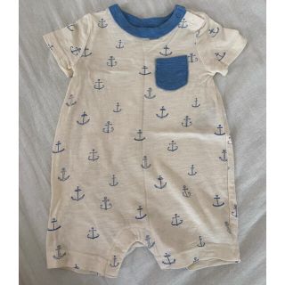 ベビーギャップ(babyGAP)のE様専用//半袖カバーオール　ロンパース　3-6m/70cm相当(カバーオール)