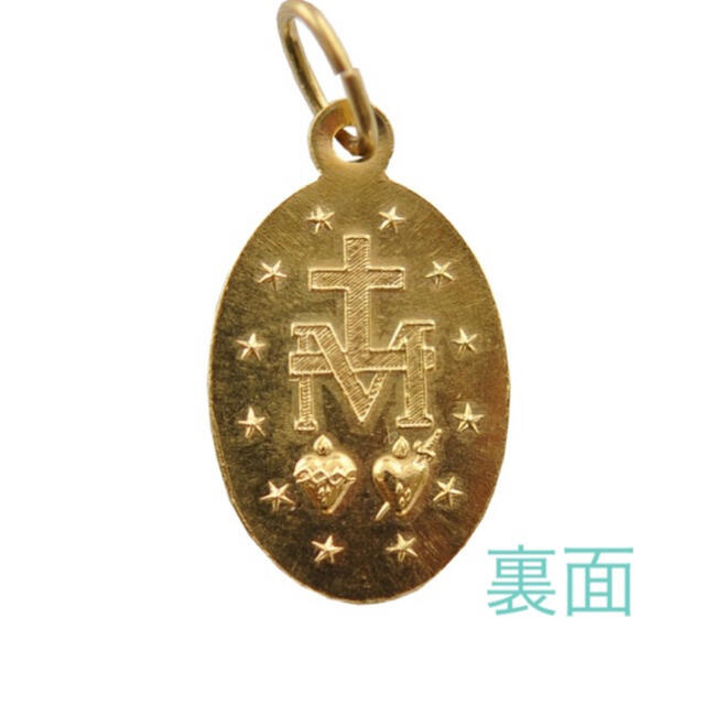 Paris♡Miraculous Medal necklace14KGF変更可 ハンドメイドのアクセサリー(ネックレス)の商品写真