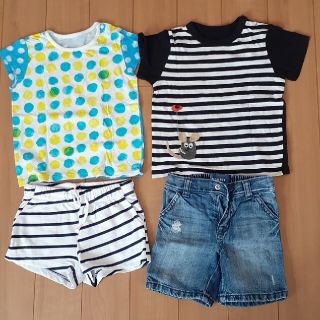 オールドネイビー(Old Navy)のtシャツ90cm、パンツ18-24m(パンツ/スパッツ)